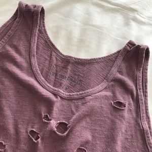 Free People Distressed Tank